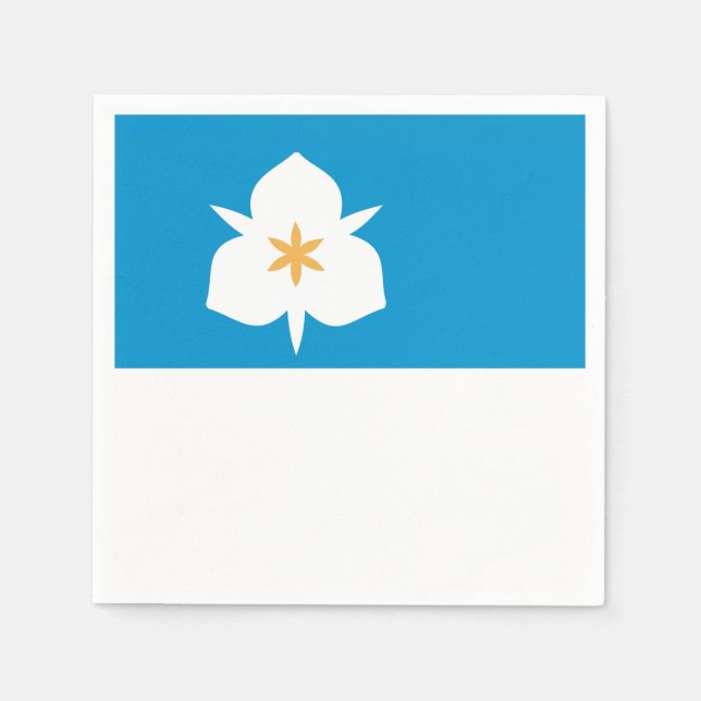 Flag of Salt Lake City, Utah Napkin (Front)