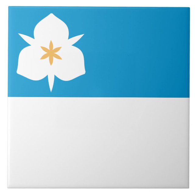 Flag of Salt Lake City (Utah) Tile (Front)