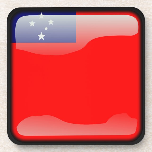 Flag of Samoa Coaster (Front)