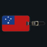 Flag of Samoa Luggage Tag<br><div class="desc">Flag of Samoa</div>