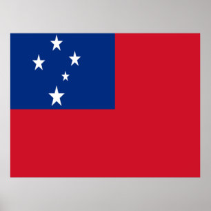 Flag of Samoa Poster