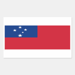 Flag of Samoa Rectangular Sticker