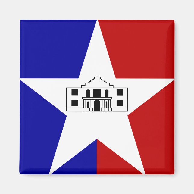 Flag of San Antonio, Texas Magnet (Front)