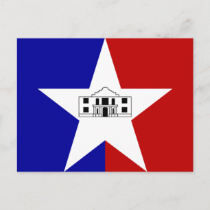 Flag of San Antonio, Texas Postcard