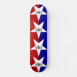 Flag of San Antonio, Texas Skateboard