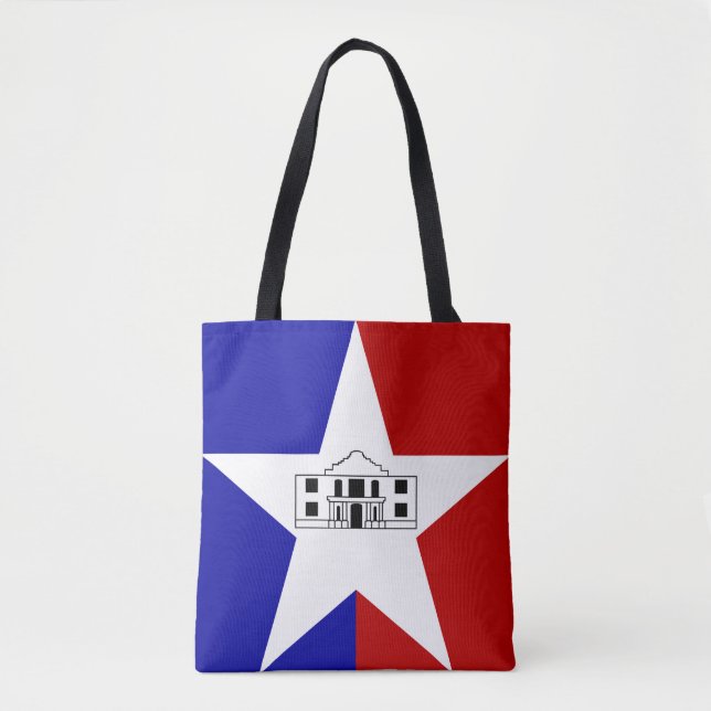Flag of San Antonio, Texas Tote Bag (Front)