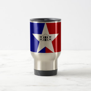 Flag of San Antonio, Texas Travel Mug