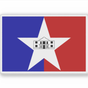 Flag of San Antonio, Texas, USA