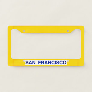 Flag of San Francisco, CA Licence Plate Frame