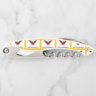 Flag of San Francisco, California Waiter's Corkscr Corkscrew
