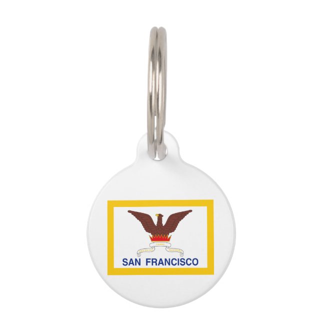 Flag of San Francisco Pet ID Tag (Front)