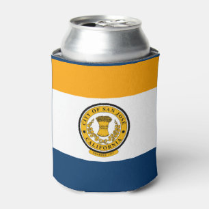 Flag of San Jose, California Can Cooler