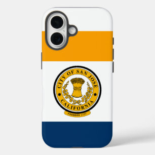 Flag of San Jose, California  iPhone 16 Case