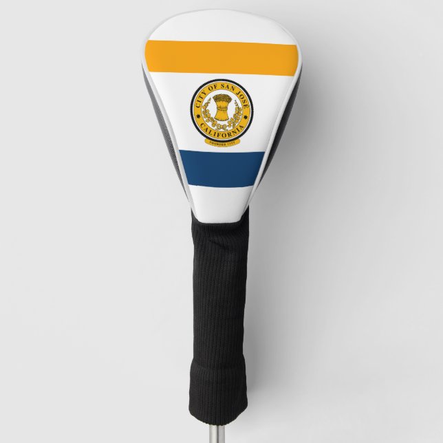 Flag of San Jose, California Golf Head Cover (Front)