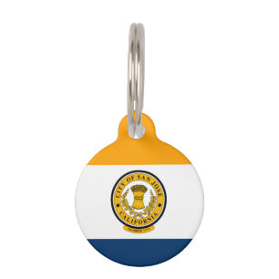 Flag of San Jose, California Pet Tag