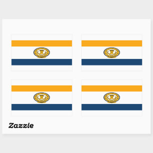 Flag of San Jose, California Rectangular Sticker