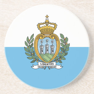 Flag of San Marino Coaster