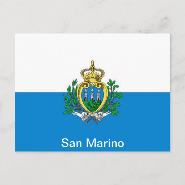 flag of San Marino Postcard (Front)