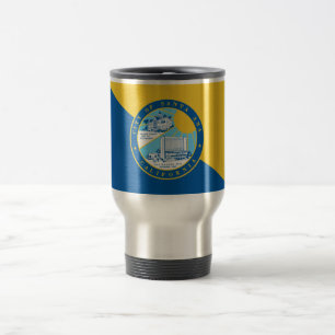 Flag of Santa Ana, California Travel Mug