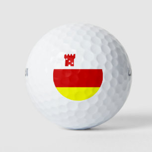 Flag of Santa Barbara, California Golf Balls