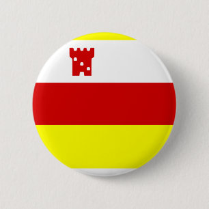 Flag of Santa Barbara, California Pinback Button