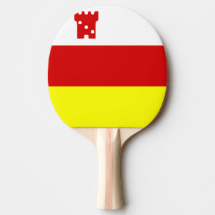 Flag of Santa Barbara, California Ping-Pong Paddle