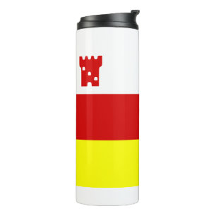 Flag of Santa Barbara, California Thermal Tumbler
