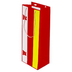 Flag of Santa Barbara, California Wine Gift Bag