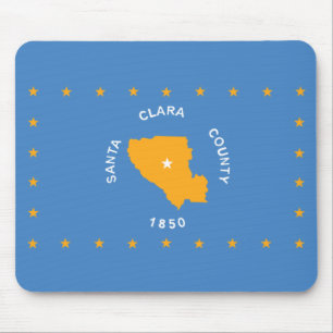 Flag of Santa Clara (US county, California) Mouse Mat
