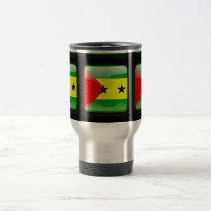 Flag of Sao Tome and Principe Travel Mug