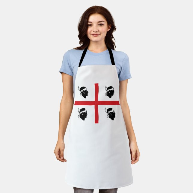 Flag of Sardegna (Italy)  Apron (Worn)