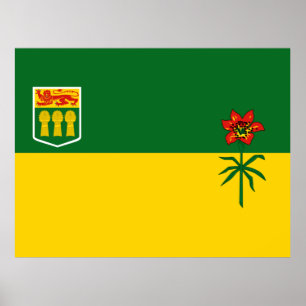 Flag of Saskatchewan Poster