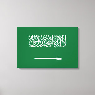 Flag of Saudi Arabia Canvas Print