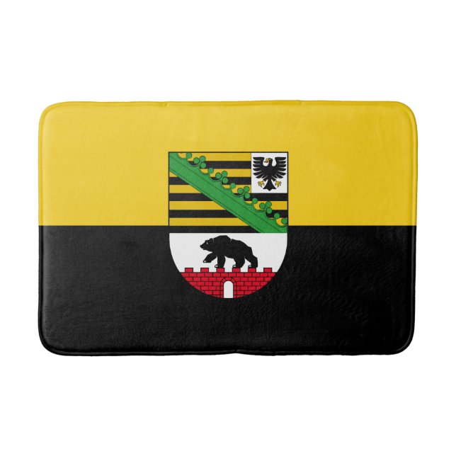Flag of Saxony-Anhalt Bath Mat (Front)