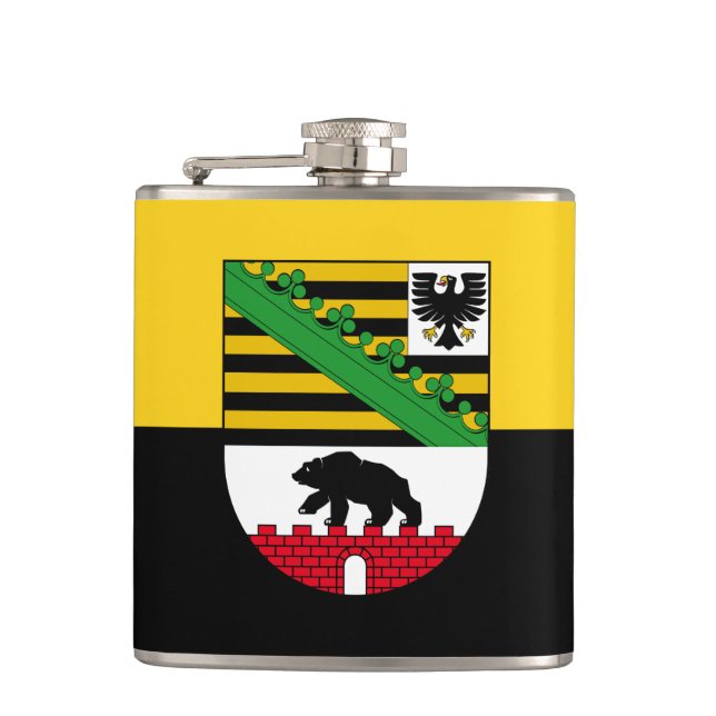 Flag of Saxony-Anhalt Flask (Front)