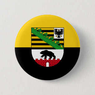 Flag of Saxony-Anhalt Pinback Button