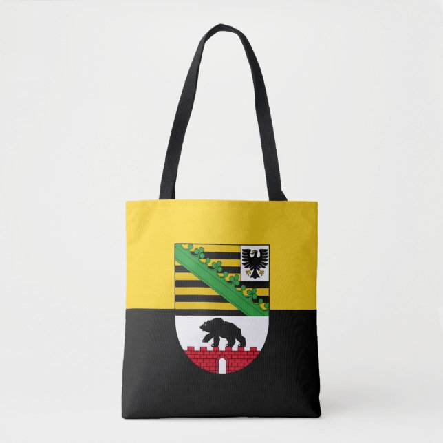 Flag of Saxony-Anhalt Tote Bag (Front)