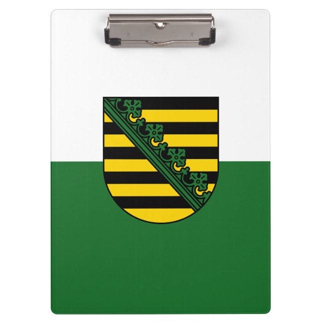 Flag of Saxony Clipboard (Front)