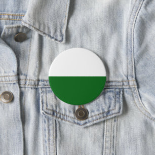 Flag of Saxony (German State) 7.5 Cm Round Badge