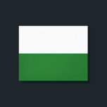 Flag of Saxony (German State) Canvas Print<br><div class="desc">This design features the flag of Saxony,  which is a landlocked state of Germany. Saxony borders the German states of Brandenburg,  Saxony-Anhalt,  Thuringia,  and Bavaria,  as well as the countries of Poland and the Czech Republic. The capital of Saxony is Dresden,  while its largest city is Leipzig.</div>