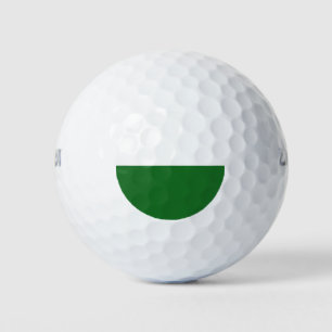 Flag of Saxony (German State) Golf Balls