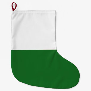 Flag of Saxony (German State) Large Christmas Stocking
