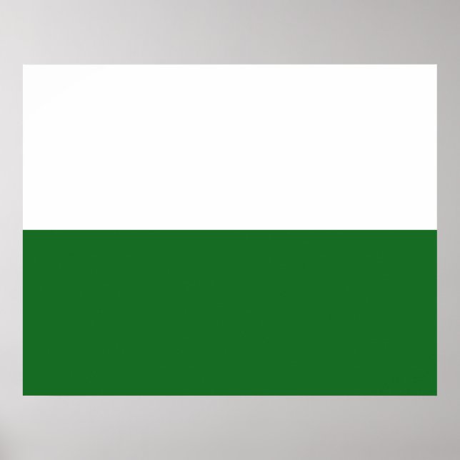 Flag of Saxony (German State) Poster (Front)