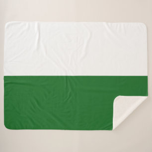 Flag of Saxony (German State) Sherpa Blanket