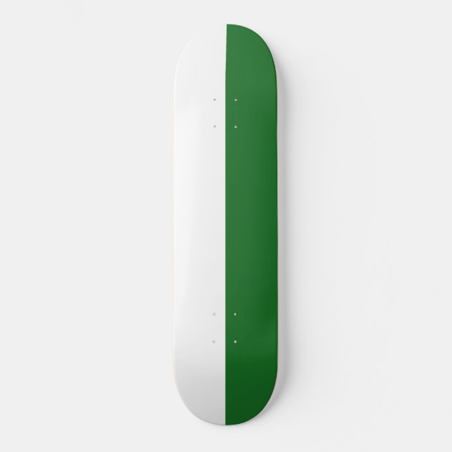 Flag of Saxony (German State) Skateboard (Front)