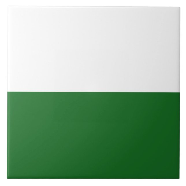 Flag of Saxony (German State) Tile (Front)