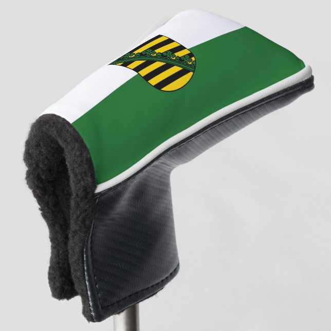 Flag of Saxony Golf Head Cover (3/4 Front)