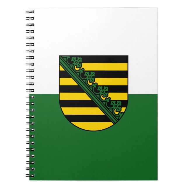 Flag of Saxony Notebook (Front)