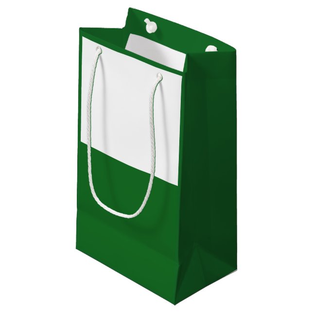 Flag of Saxony Small Gift Bag (Front Angled)