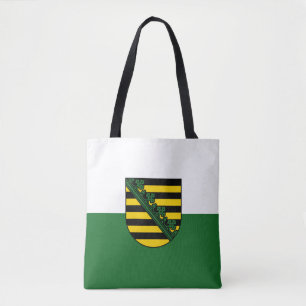 Flag of Saxony Tote Bag